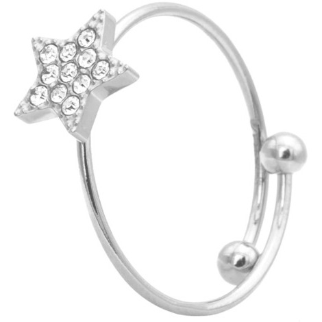 Anello da donna regolabile con stella Freddy