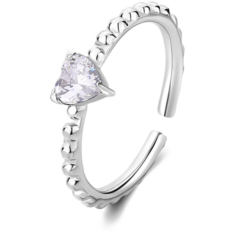 Anello donna con cuore S'Agap Dazzly