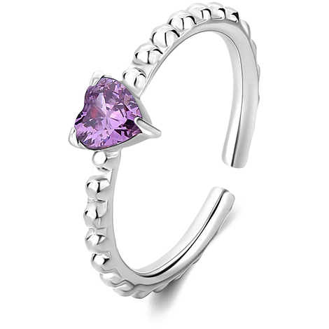 Anello donna con cuore S'Agap Dazzly