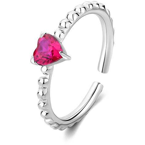 Anello donna con cuore S'Agap Dazzly