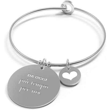 BRACCIALE 10 BUONI PROPOSITI BANGLE MEDAL - B4992