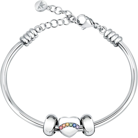 Bracciale da donna in acciaio con cuore Morellato