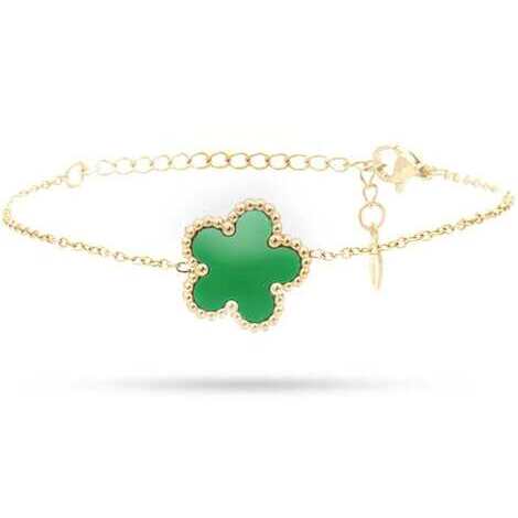 Bracciale da donna in acciaio con fiore Freddy 