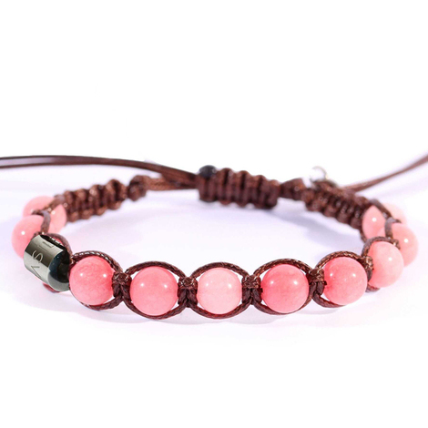 Bracciale in filo con pietre rosa Ivan Basile