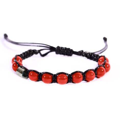 Bracciale in filo con pietre rosse Ivan Basile