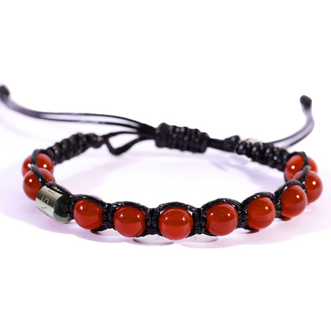 Bracciale in filo con pietre rosse Ivan Basile