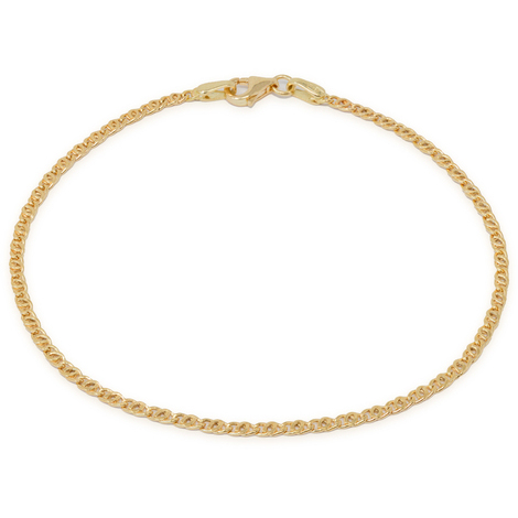 Bracciale in oro 18 Kt a catena groumette