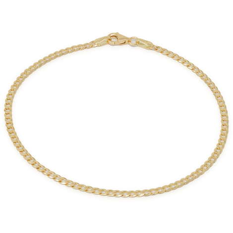 Bracciale in oro 18 Kt a catena groumette