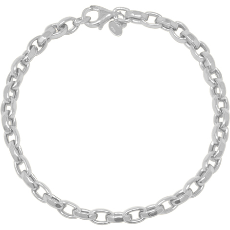 Bracciale oro 9KT bianco