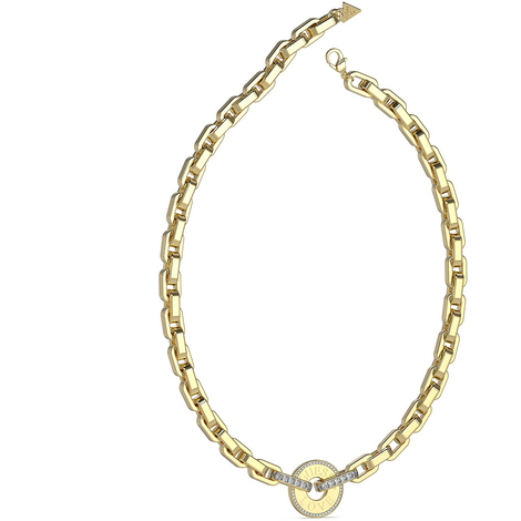 Collana da donna in acciaio con centrale Guess 