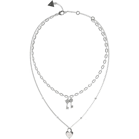 Collana donna Guess All You Need Is Love silver