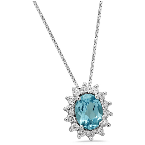 Collana oro 9kt lab grown diamond Eureka