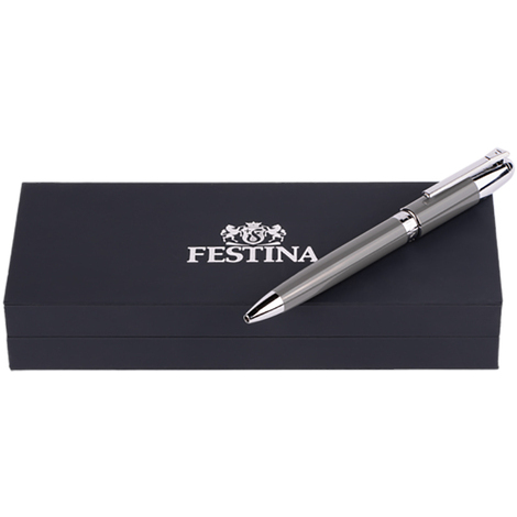 Penna a sfera Festina in acciaio silver e grigio