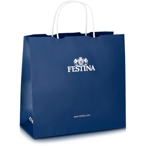 Penna a sfera Festina in acciaio rose e blu navy