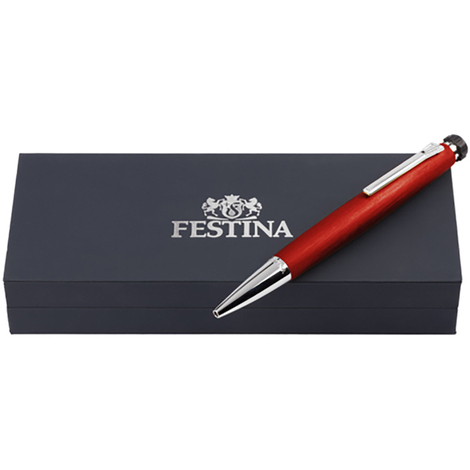 Penna a sfera Festina in acciaio rosso