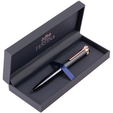 Penna a sfera Festina in acciaio navy e ros