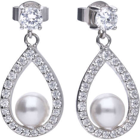 Orecchini donna gioielli Diamonfire Pearls 62/1487/1/111