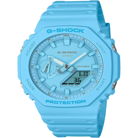 Orologio casio g-shock in resina carbonio azzurro