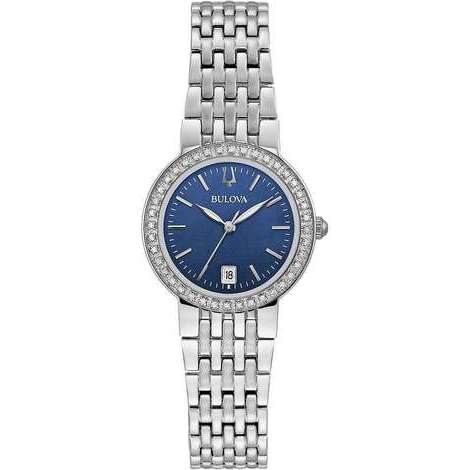 orologio solo tempo donna bulova classic lady diamond 96r240