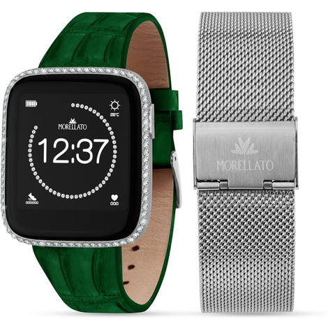 Smartwatch da donna in pelle e acciaio Morellato 