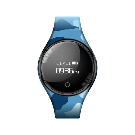 SMART BRACELET CAMOUFLAGE BLU